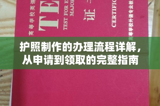 全南护照制作的办理流程详解，从申请到领取的完整指南